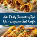 Keto Philly Cheesesteak Roll Ups Recipe