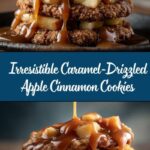 Caramel-Drizzled Apple Cinnamon Cookies Recipe
