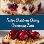 Christmas Cherry Cheesecake Bars Recipe