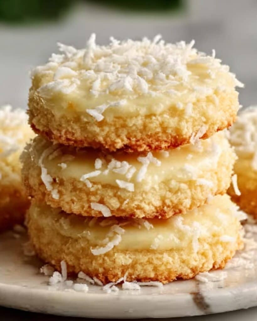 Lemon Coconut Cheesecake Cookies Recipe
