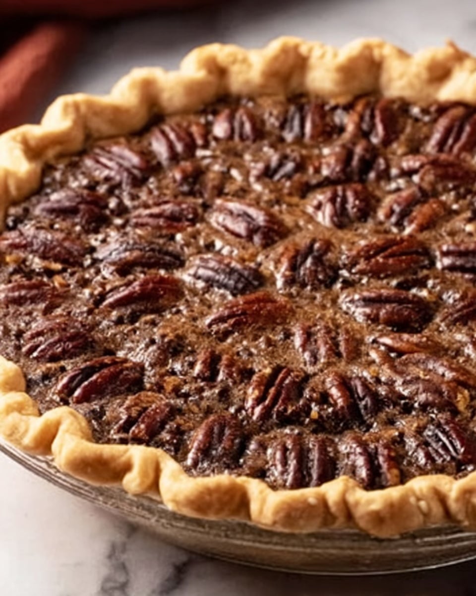 Chocolate Fudge Pecan Pie Recipe - Recipe Image
