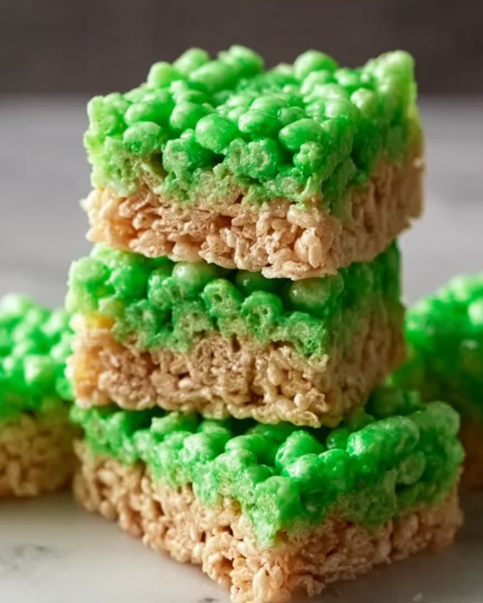 St. Patrick's Day Crispy Treats Recipe - Recipe Image