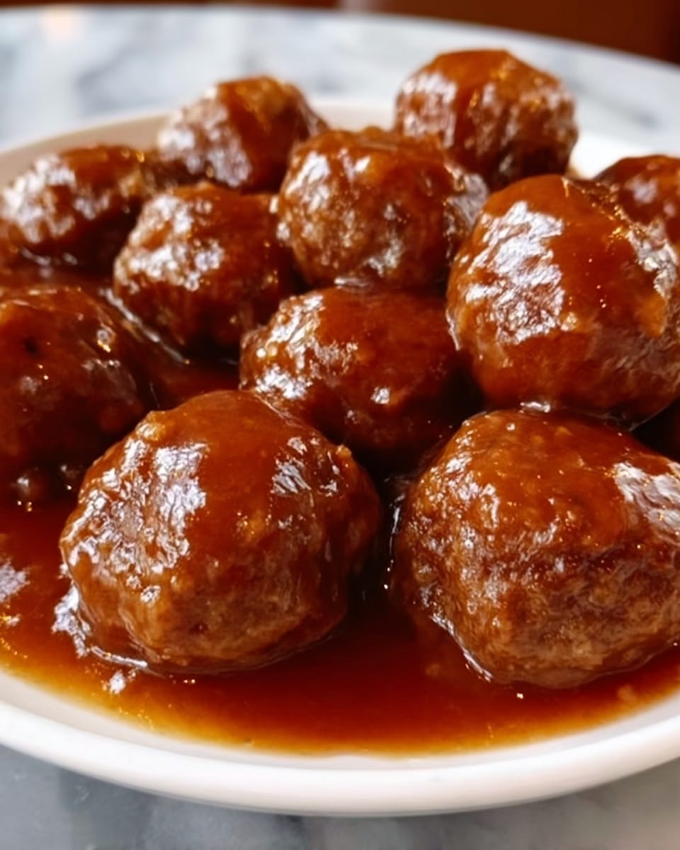 Creamy Slow Cooker Salisbury Steak Meatballs Recipe - Recipe Image