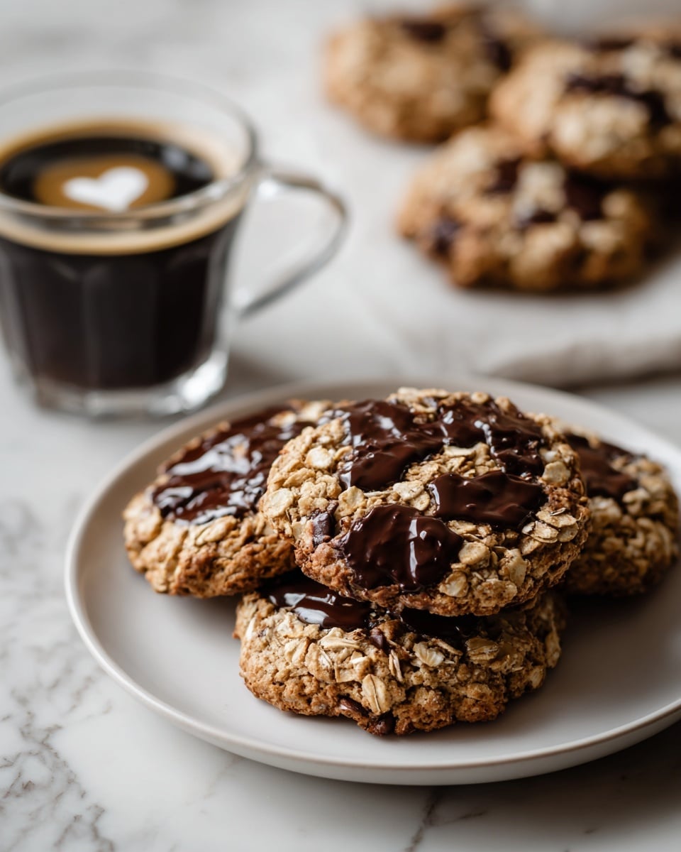 Chocolate Chip Espresso Oatmeal Cookies Recipe - Recipe Image