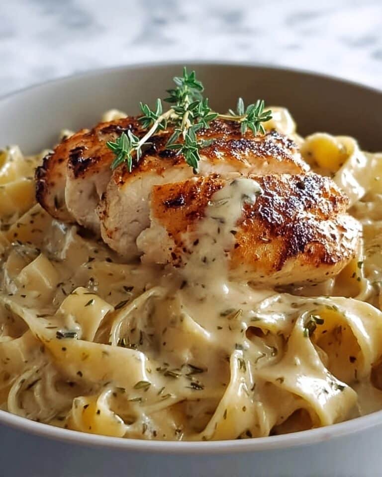 Chicken with Buttered Noodles Recipe