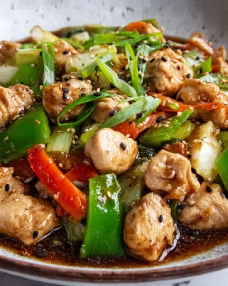 Chinese Chicken Cabbage Stir-Fry Recipe - Recipe Image