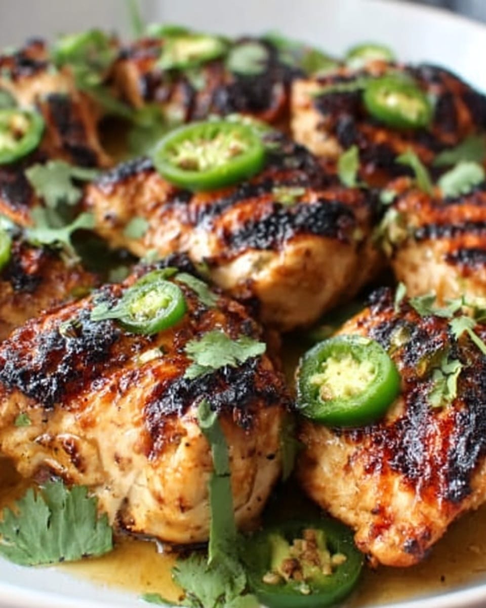 Smoky Jalapeño Popper Soup with Grilled Chicken Recipe - Recipe Image