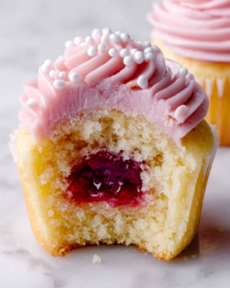 Rhubarb Honey Cupcakes Recipe - Recipe Image