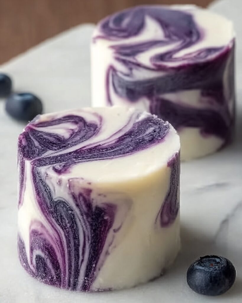 Blueberry Swirl Yogurt Bites Recipe
