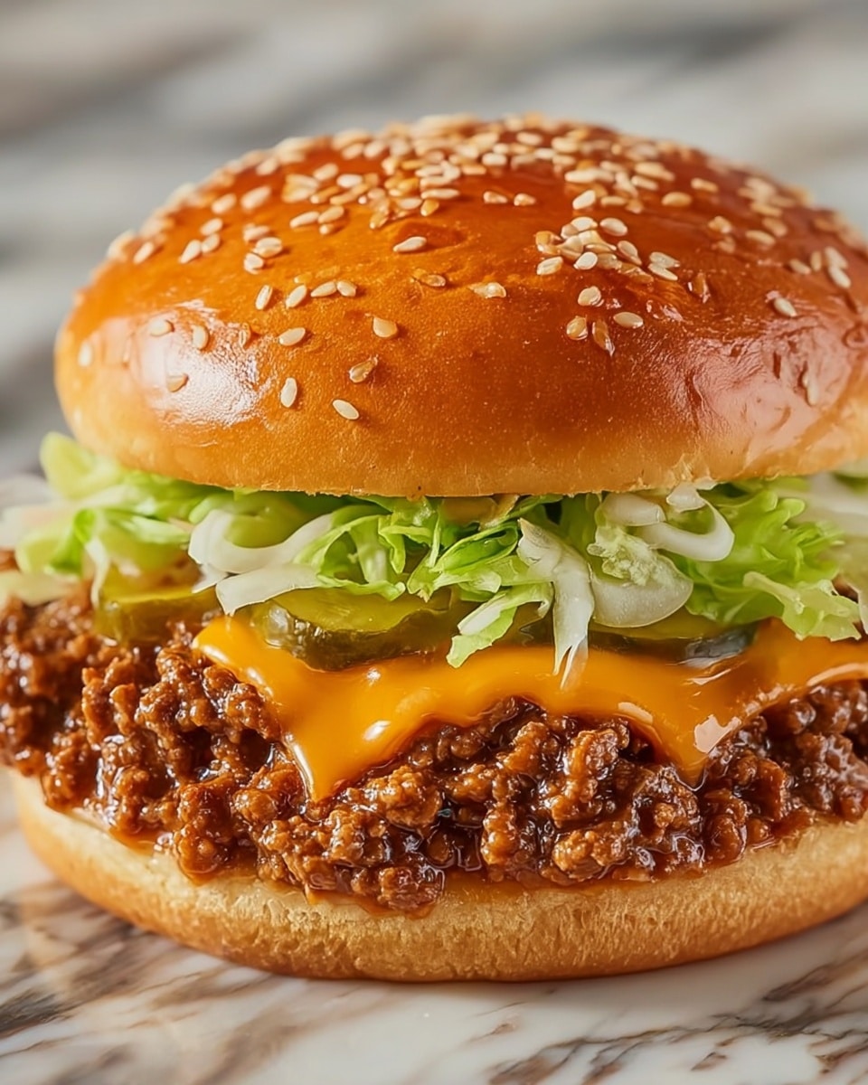Big Mac Sloppy Joes Recipe - Recipe Image