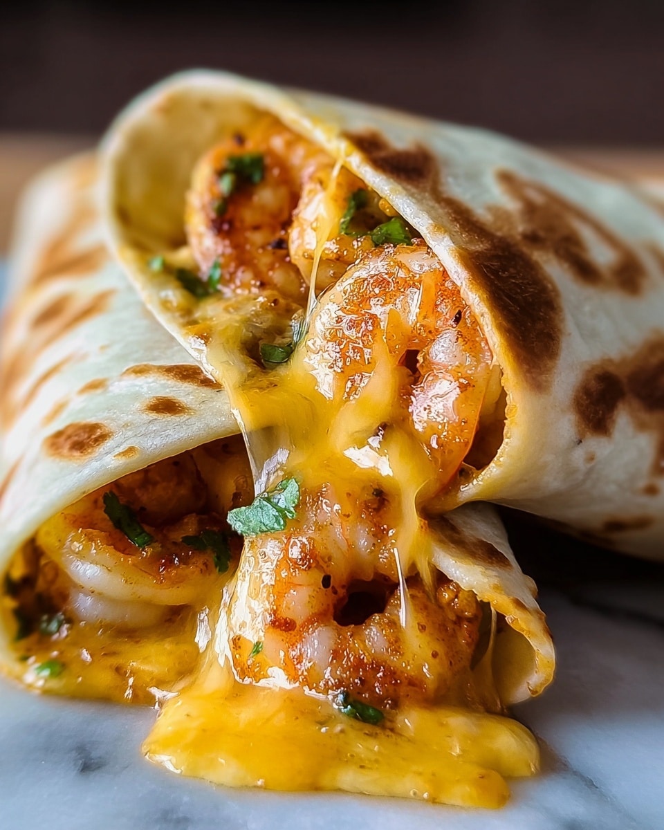 Loaded Shrimp Nacho Bomb Wraps Recipe - Recipe Image
