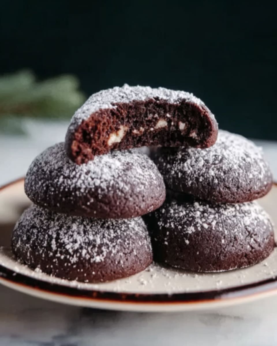 Classic Chocolate Snowball Cookies Recipe - Recipe Image