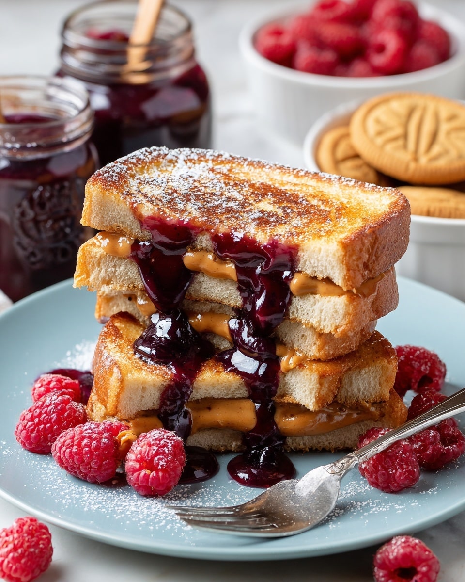 Peanut Butter and Jelly French Toast Recipe - Recipe Image