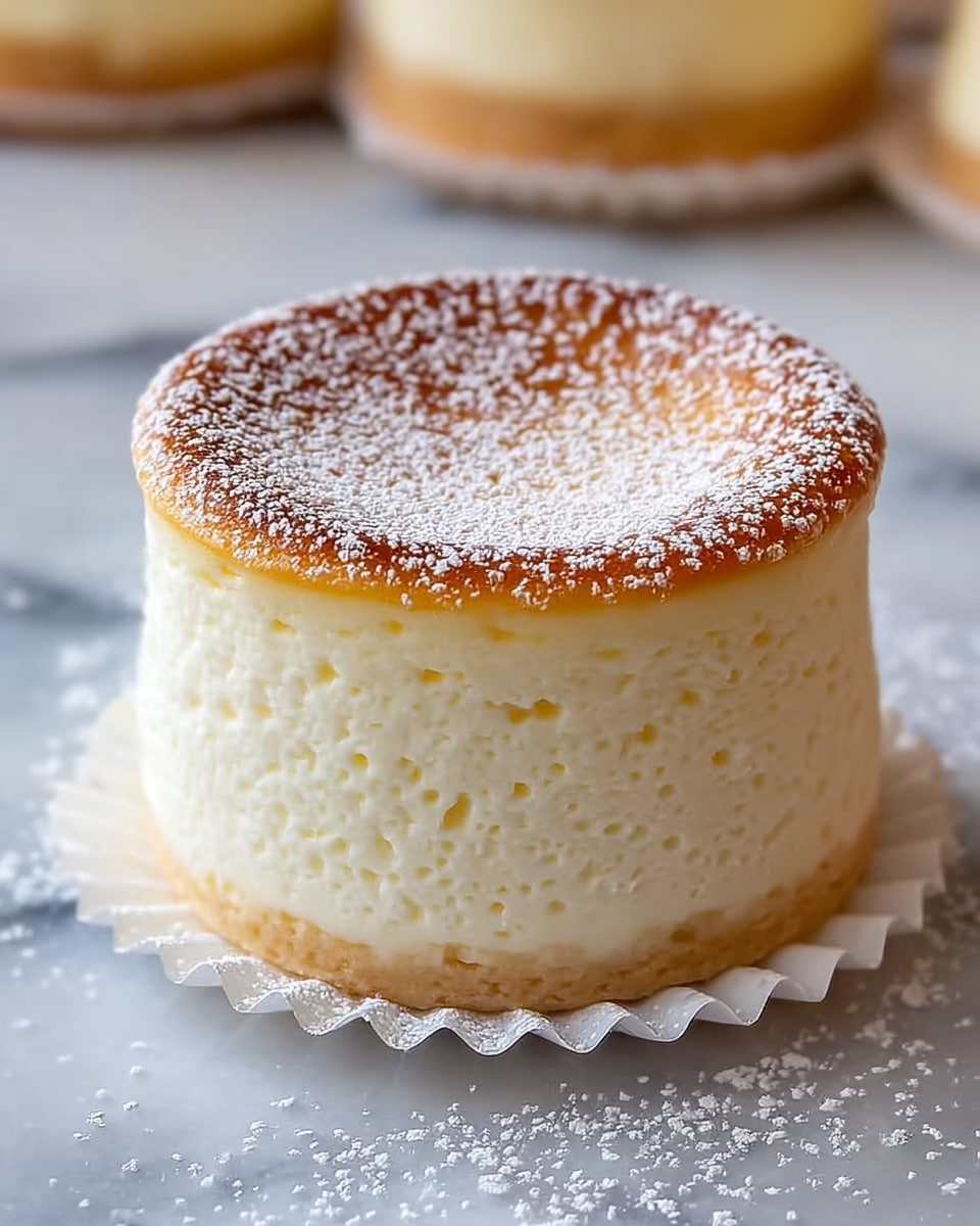 Mini Japanese Cheesecake Bites Recipe - Recipe Image
