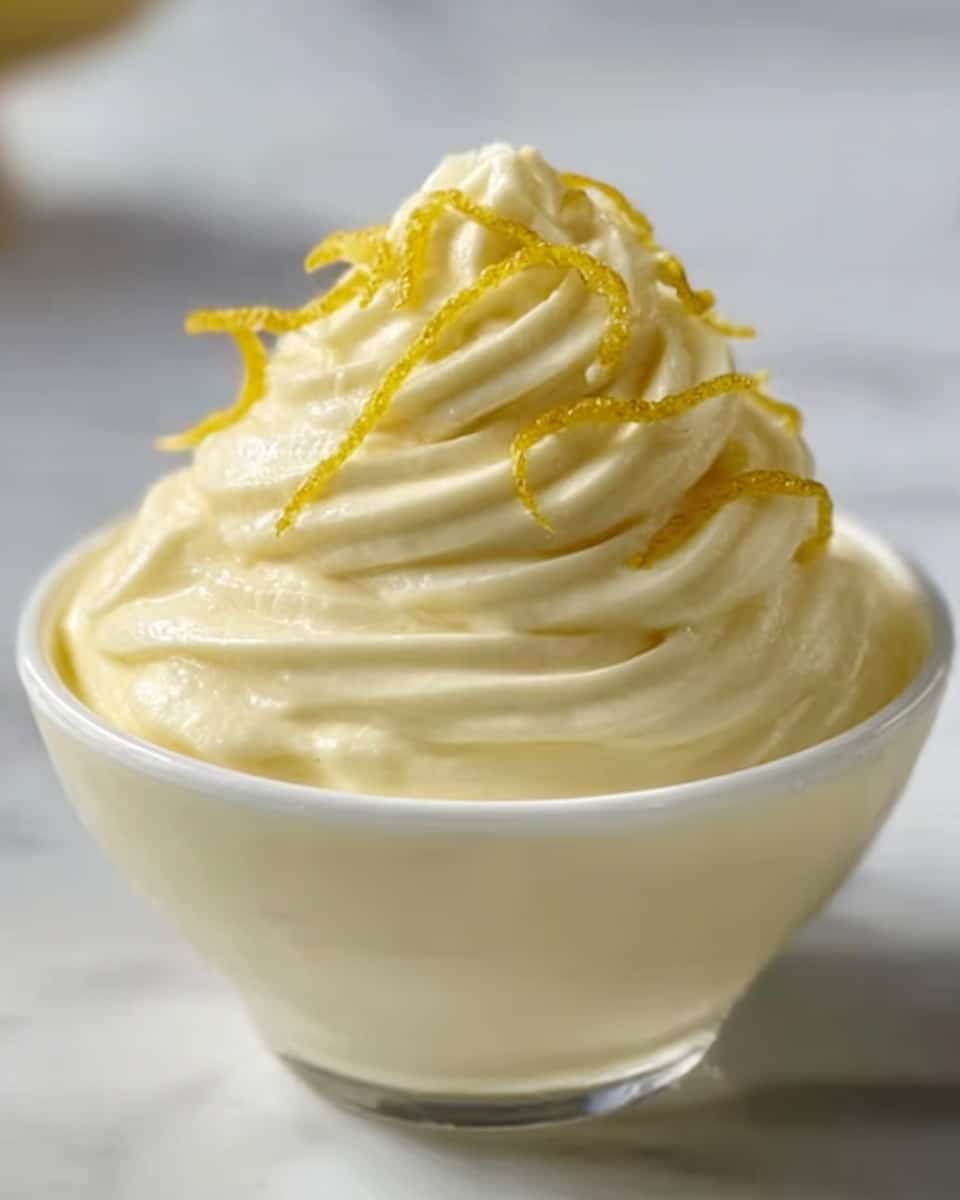 Creamy Lemon Mousse Recipe - Recipe Image