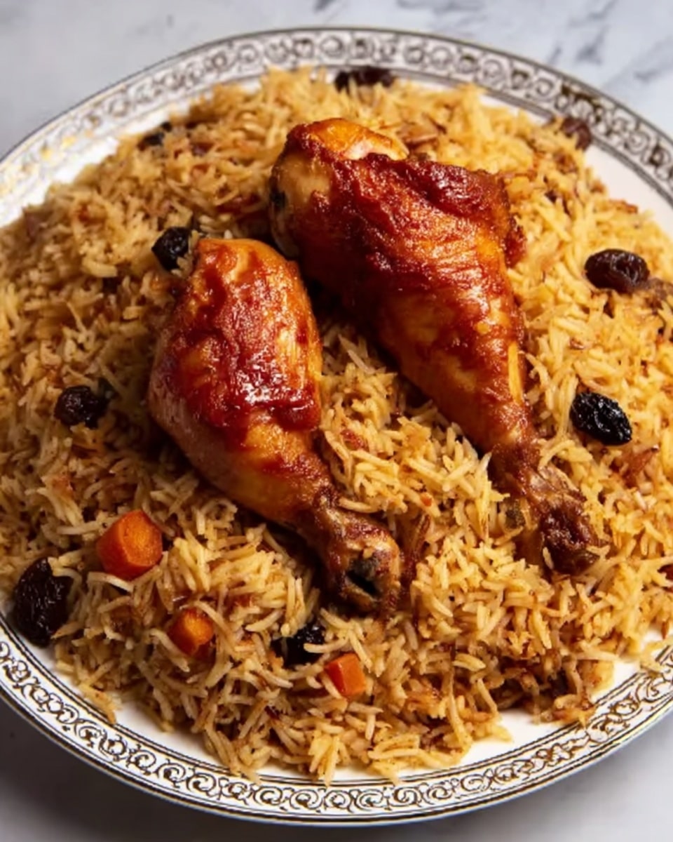 Chicken Kabsa (Arabian Chicken and Rice) Recipe - Recipe Image
