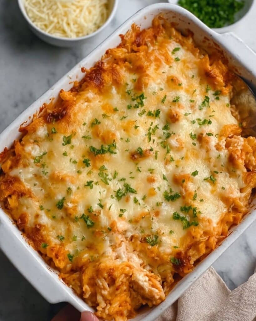 Cheesy Chicken and Rice Casserole Recipe