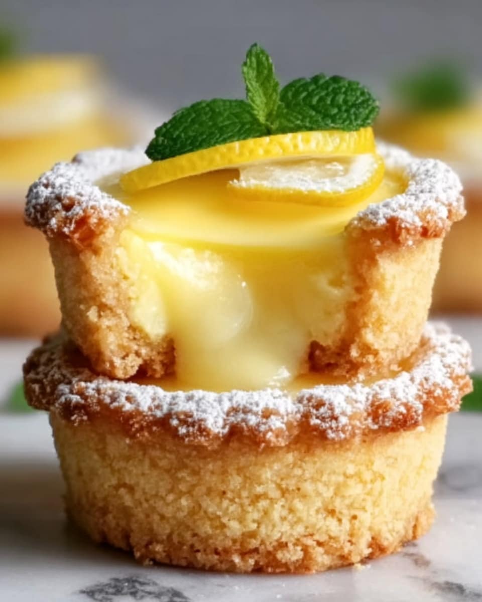 Mouthwatering Lemon Bar Cookie Cups Recipe - Recipe Image
