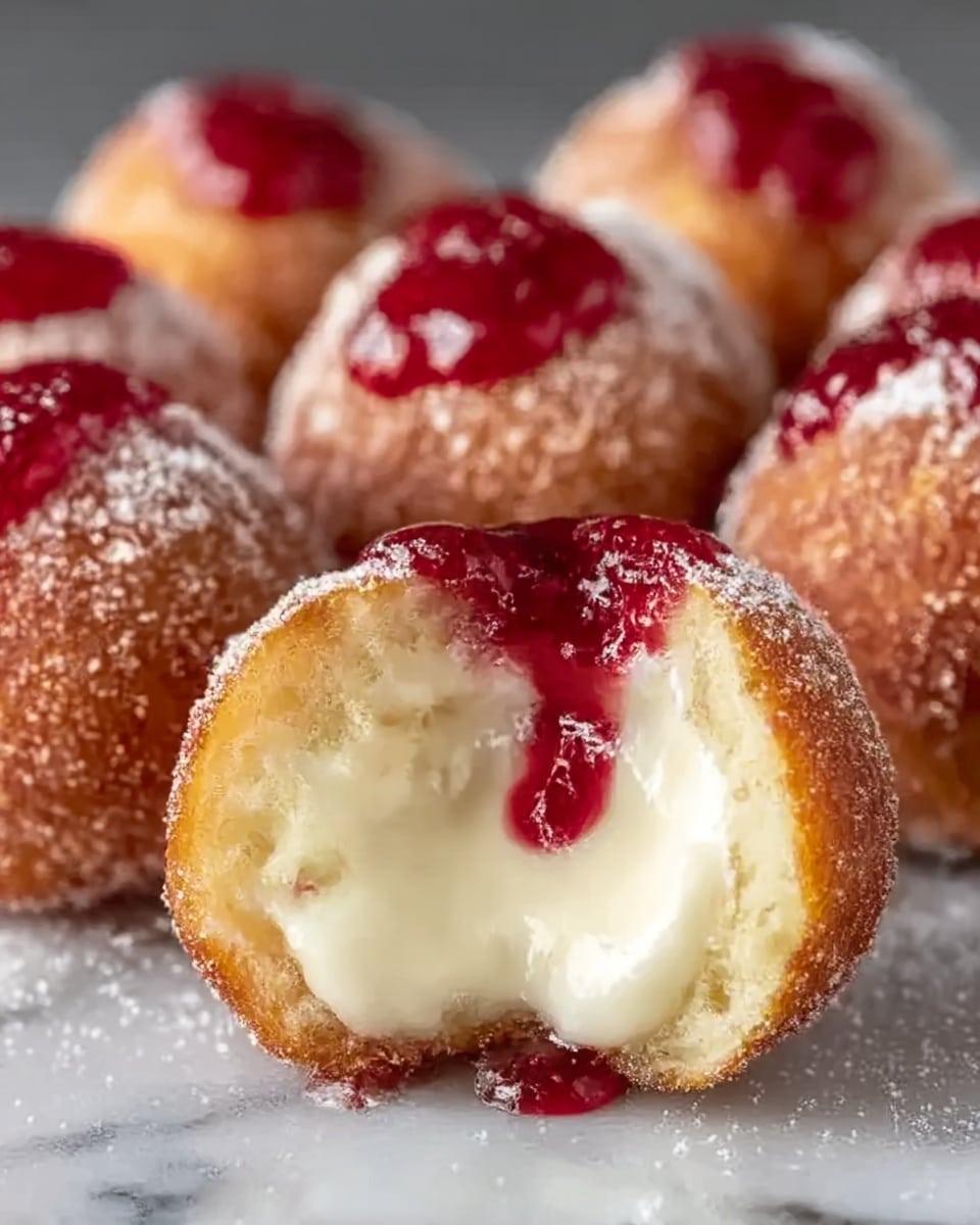 Strawberry Cheesecake Donut Holes Recipe - Recipe Image