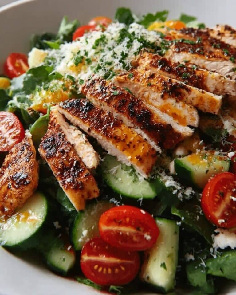 Grilled Chicken Salad with Honey Mustard Dressing Recipe