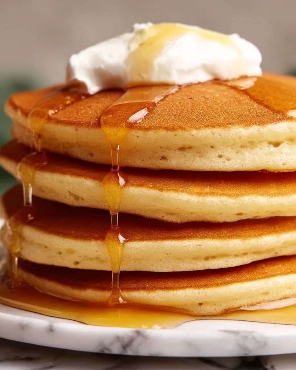 Vanilla Cinnamon Buttermilk Pancakes Recipe - Recipe Image