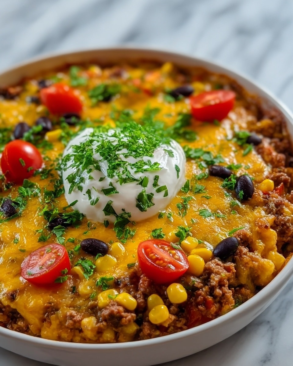 Cornbread Taco Bake Recipe - Recipe Image