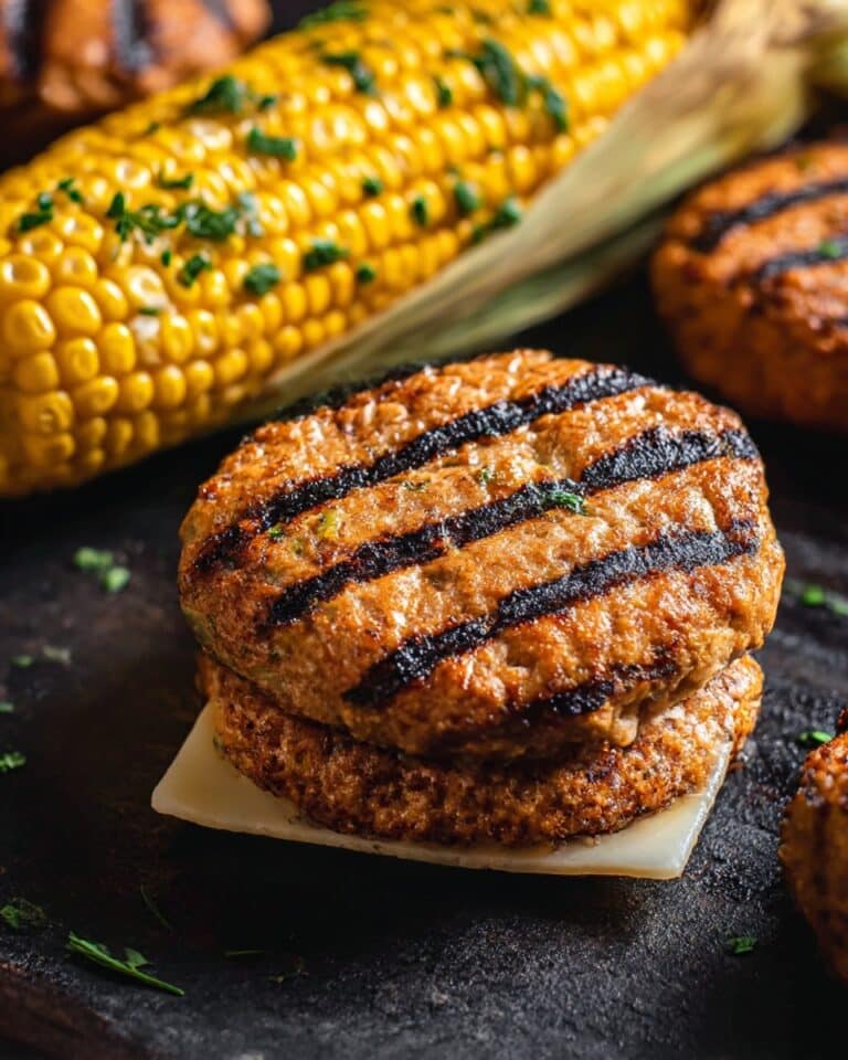 Chipotle Cheddar Chicken Burgers Recipe