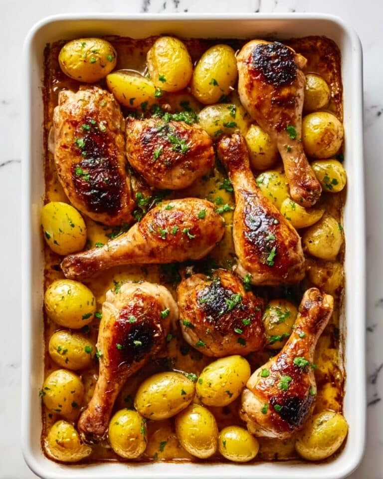 One Pan Lemon Herb Chicken and Potatoes Recipe