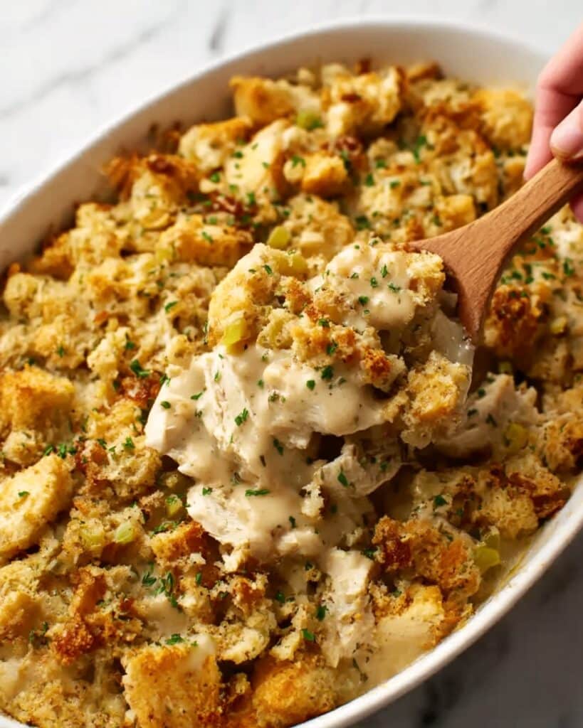 Easy Chicken Stuffing Bake Recipe