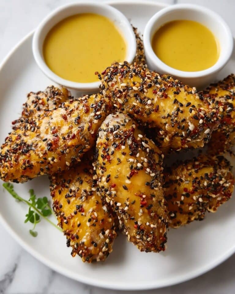 Air Fryer Chicken Tenders with Maple Mustard Sauce Recipe