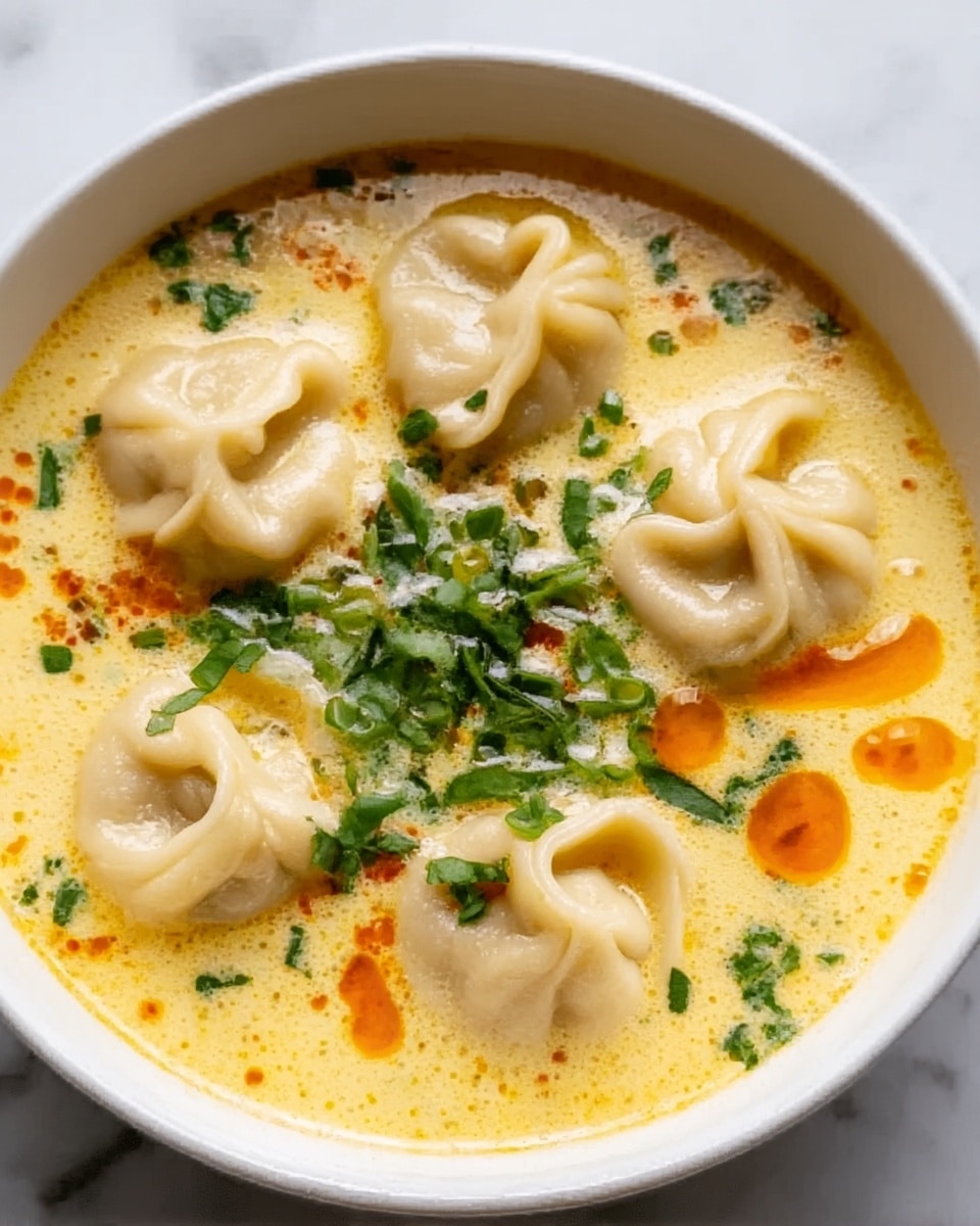 Curry Dumpling Soup: A Warm and Spicy Delight Recipe - Recipe Image