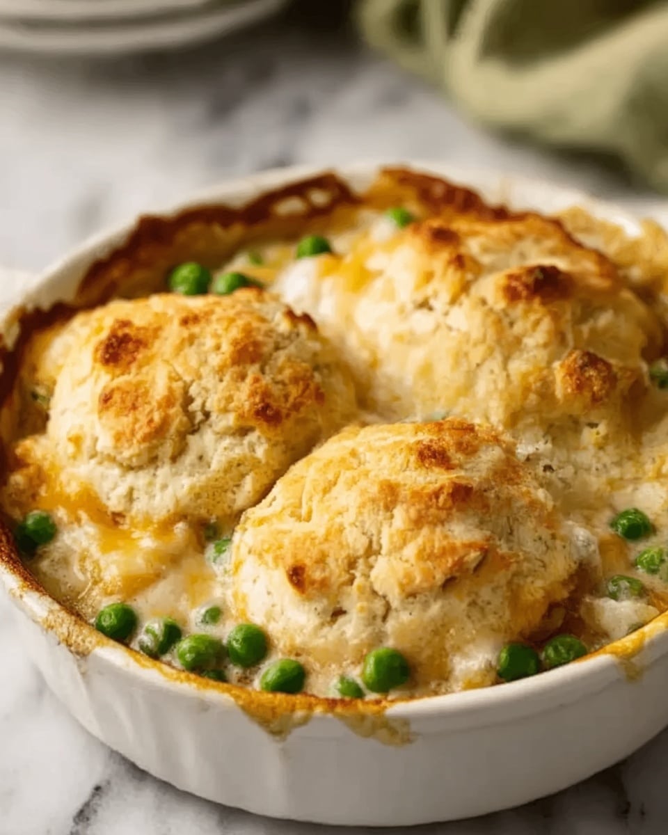 Chicken Cobbler with Red Lobster Cheddar Bay Biscuit Topping Recipe - Recipe Image