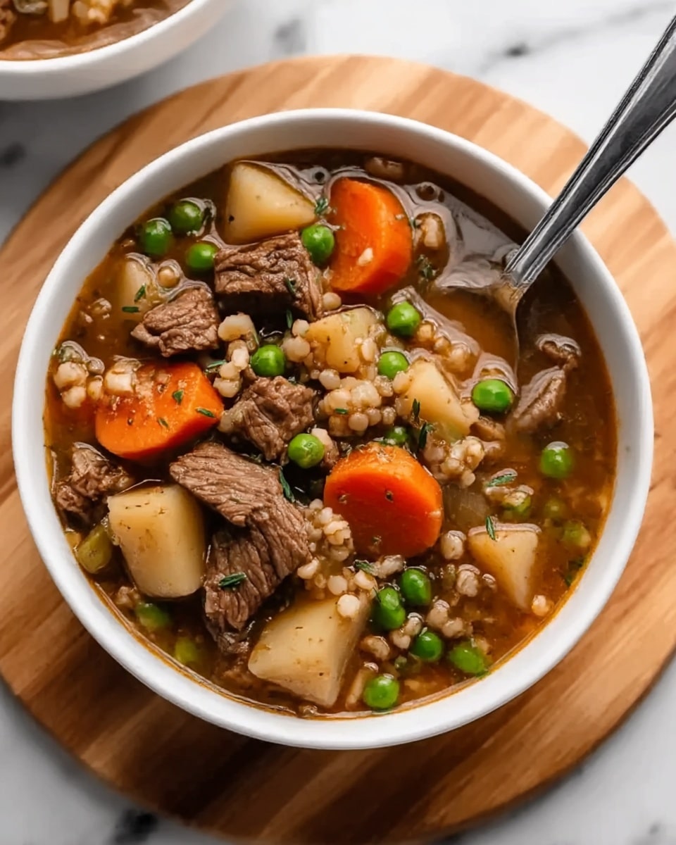 Old Fashioned Beef Barley Stew Recipe - Recipe Image