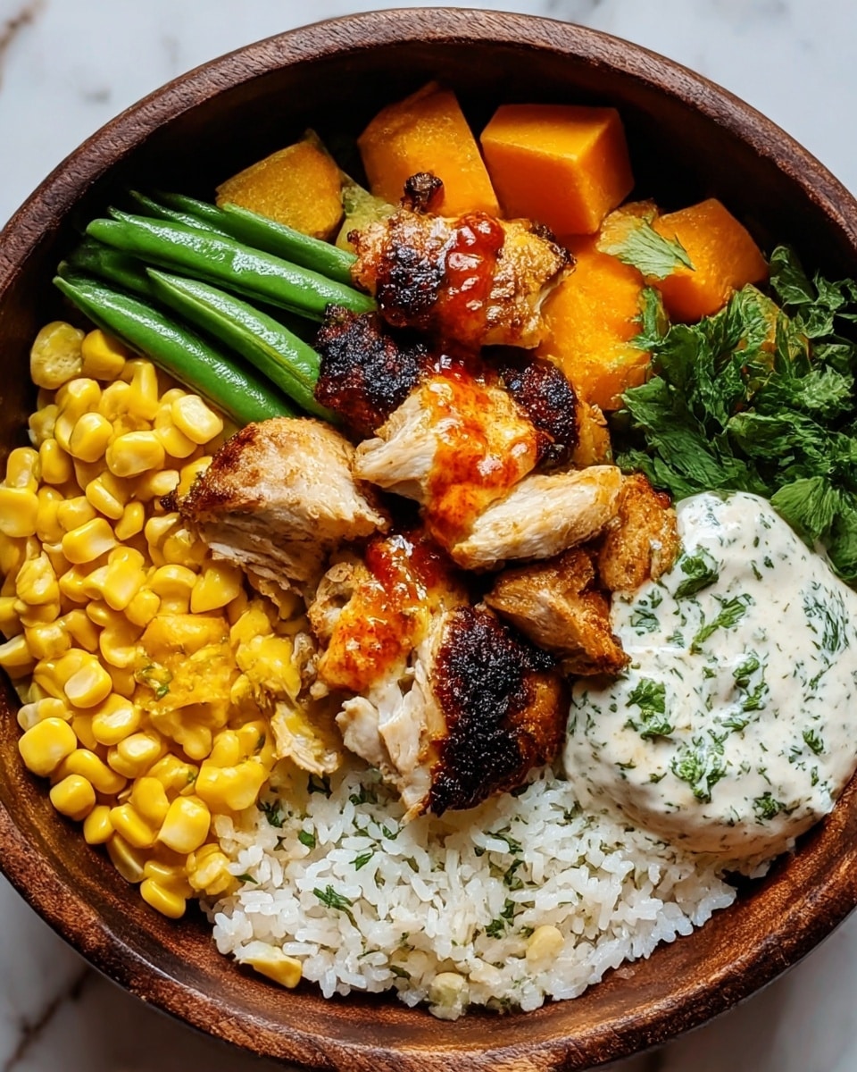 Street Corn Chicken Rice Bowl Recipe - Recipe Image