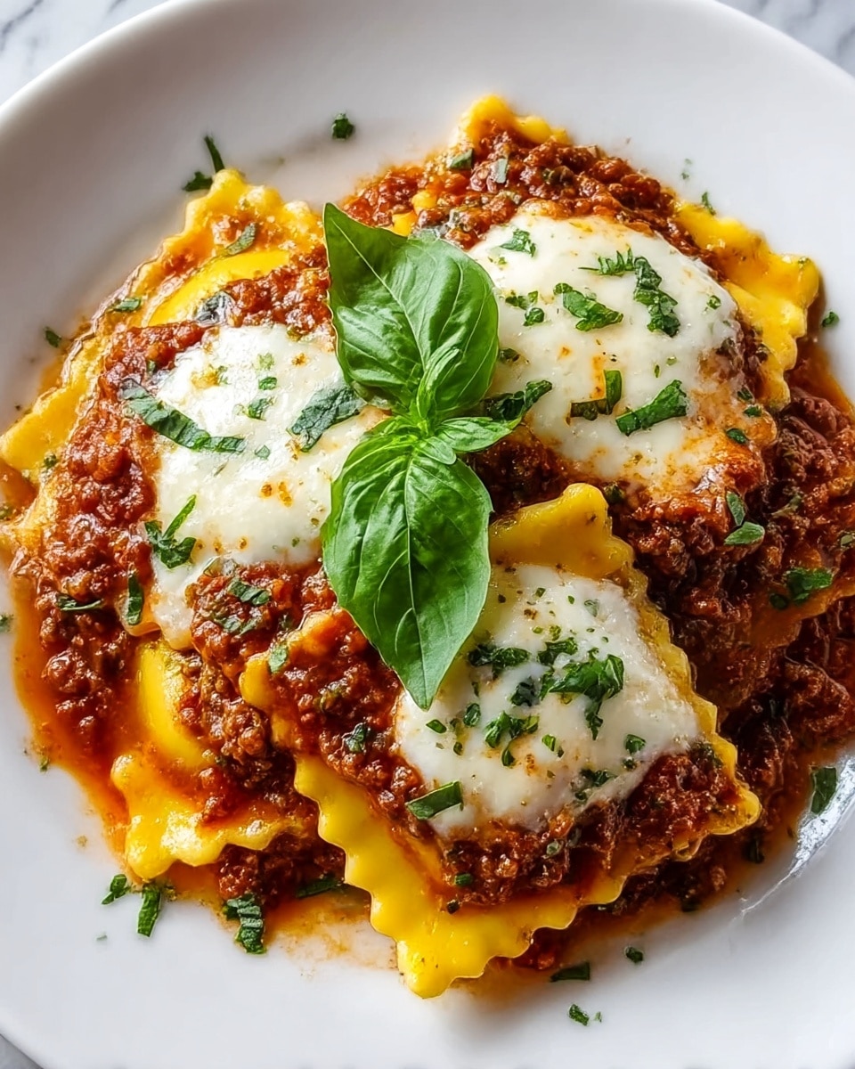 Savory Italian Baked Lasagna Soup Recipe - Recipe Image