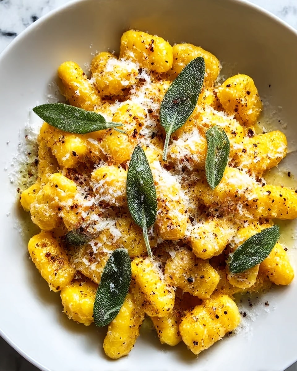 Creamy Pumpkin Gnocchi with Sage and Parmesan Recipe - Recipe Image