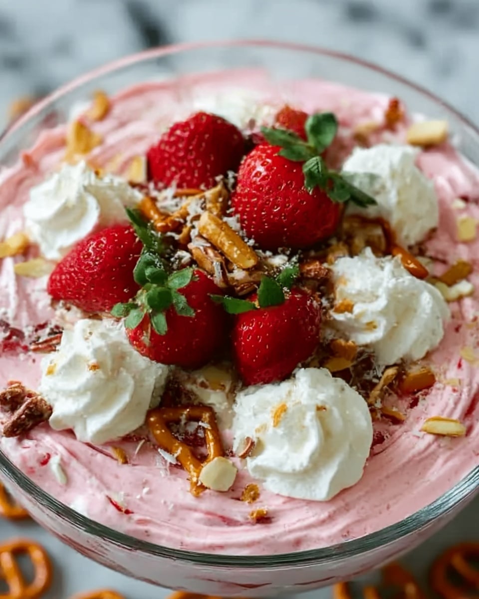 Strawberry Pretzel Salad Recipe - Recipe Image