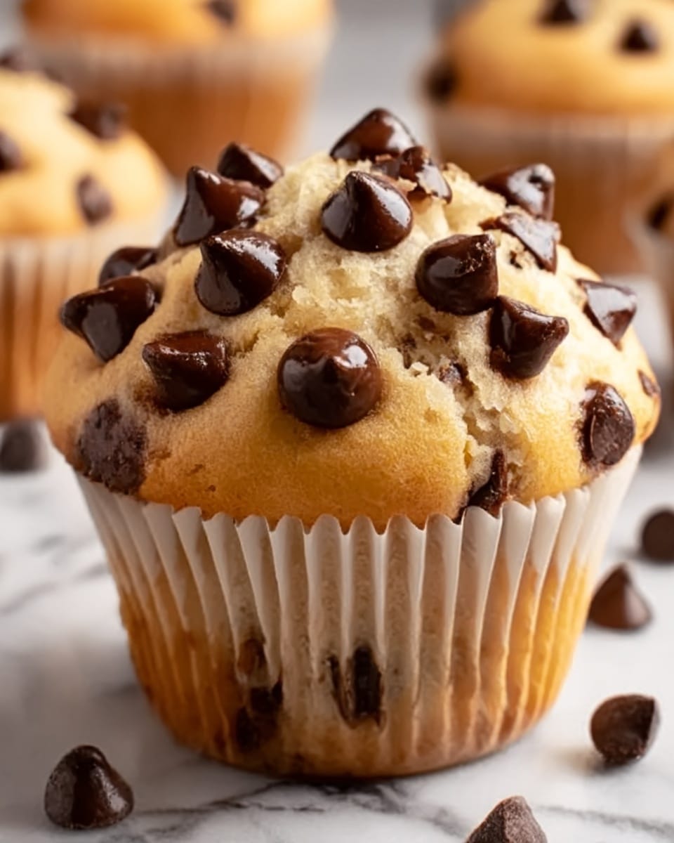 Bakery-Style Chocolate Chip Muffins Recipe - Recipe Image