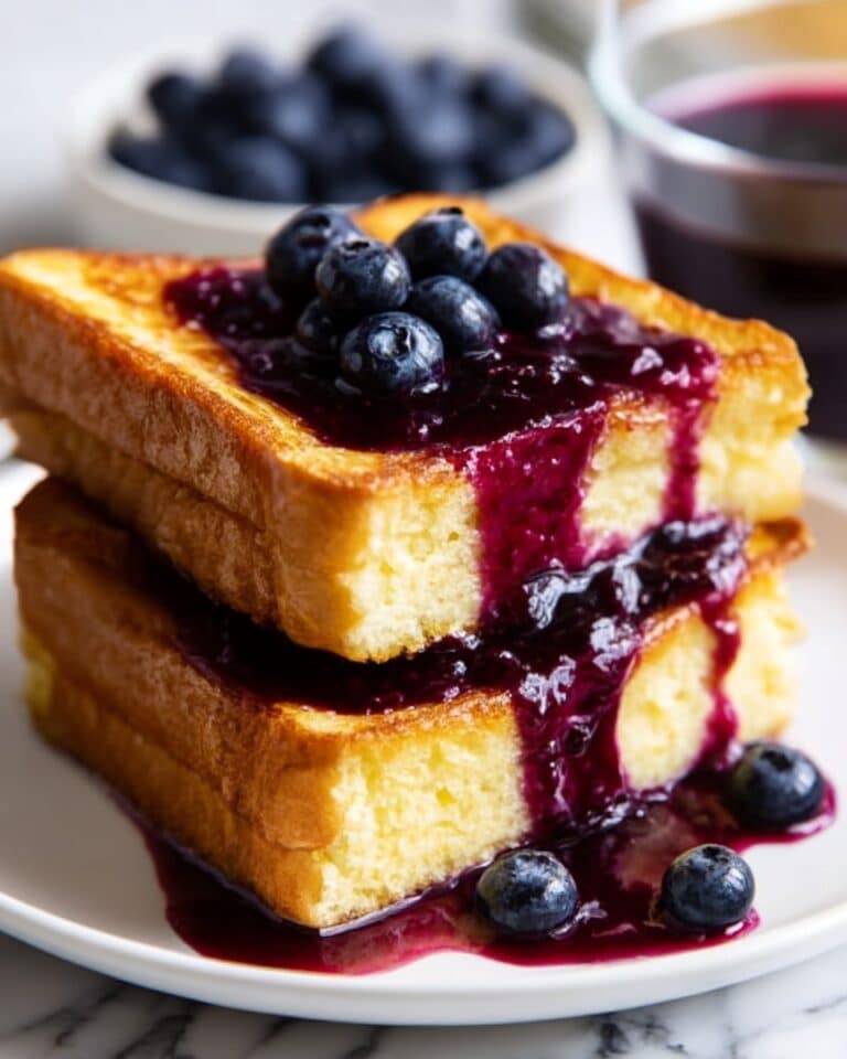 Blueberry Stuffed French Toast Recipe