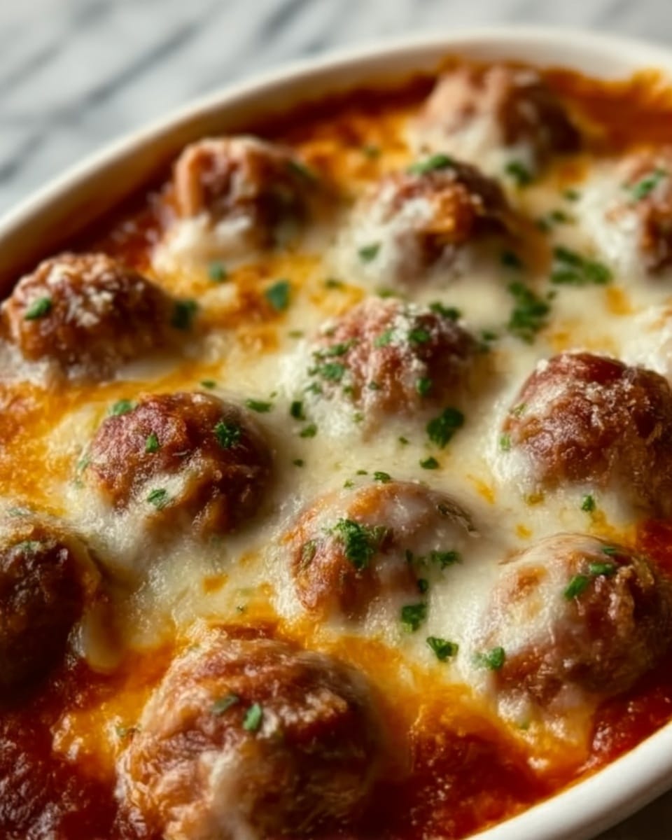 Dump and Bake Meatball Casserole Recipe - Recipe Image