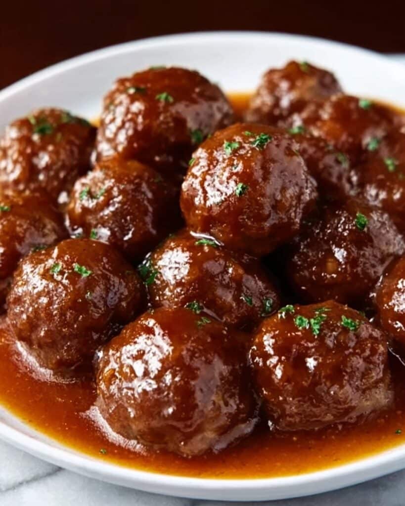 Creamy Slow Cooker Salisbury Steak Meatballs Recipe