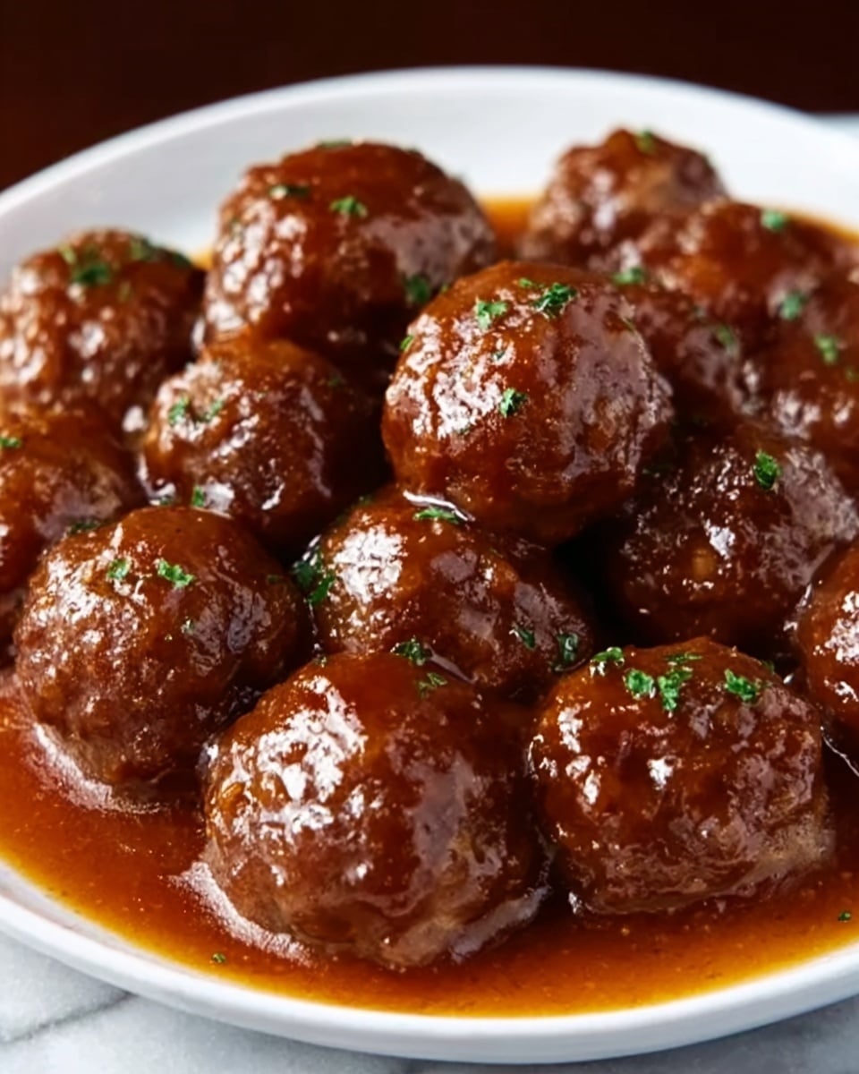 Creamy Slow Cooker Salisbury Steak Meatballs Recipe - Recipe Image