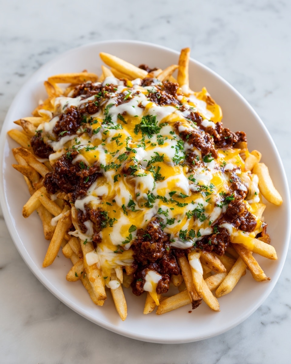 Cheesy Steak Fries Recipe - Recipe Image