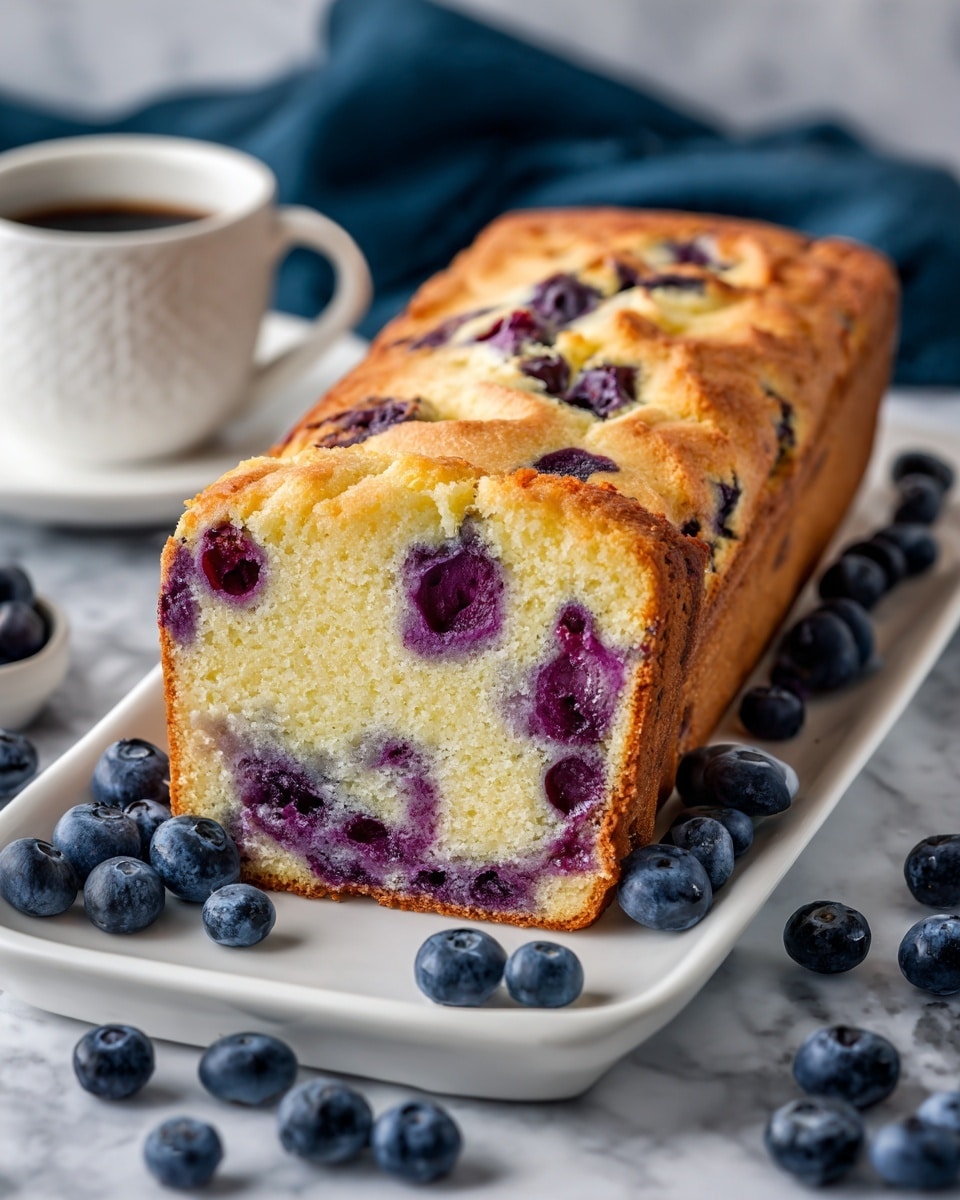 Blueberry Cream Cheese Bread Recipe - Recipe Image