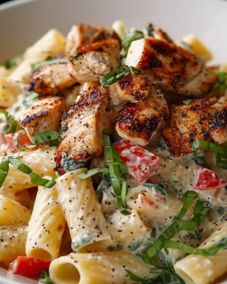 Chicken Caesar Pasta Salad Recipe