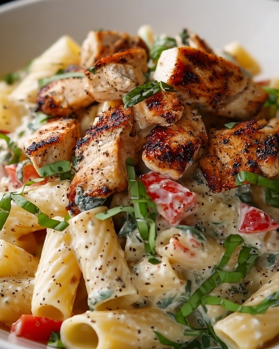 Chicken Caesar Pasta Salad Recipe - Recipe Image