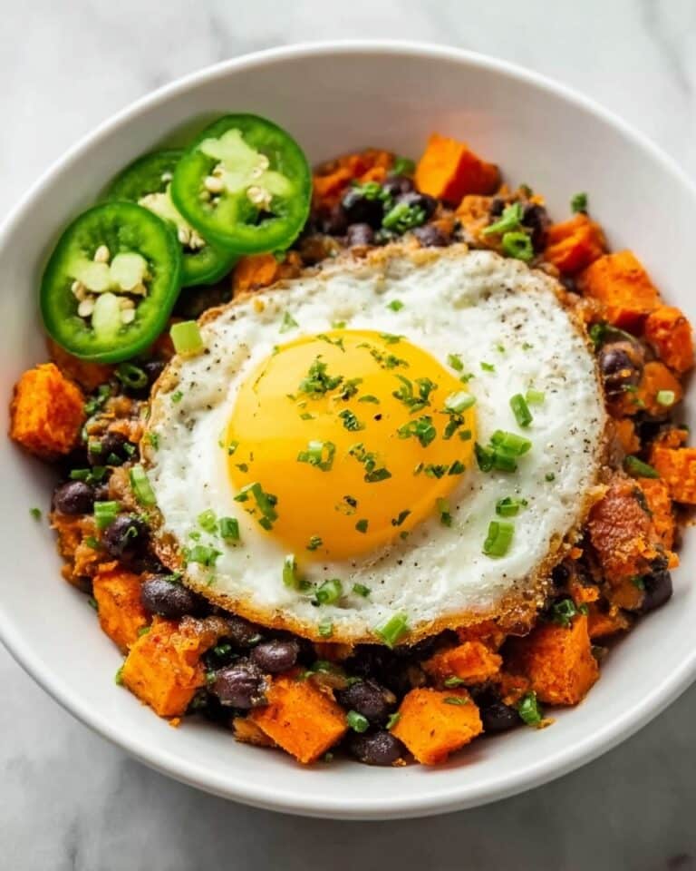 Sweet Potato Breakfast Hash with Black Beans Recipe
