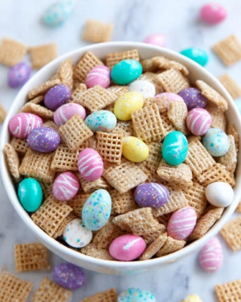 Easter White Chocolate Snack Mix Recipe