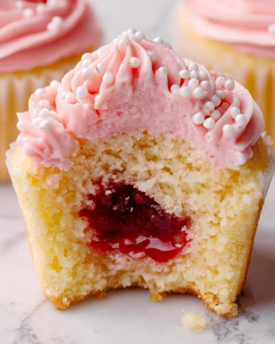Rhubarb Honey Cupcakes Recipe - Recipe Image