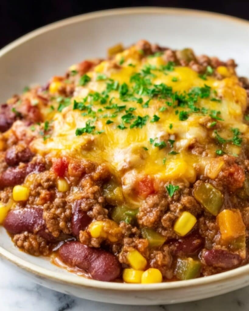 Slow Cooker Cowboy Casserole Recipe